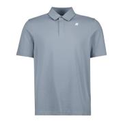 Grijze Vincelle Polo Shirt Lente-Zomer 2025 K-Way , Gray , Heren