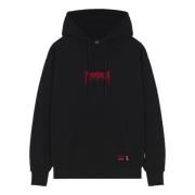 Crown Hoodie Katoenen Sweatshirt Propaganda , Black , Heren