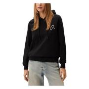 Geborduurde CK Regul Sweater Calvin Klein Jeans , Black , Dames