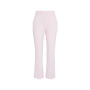 Roze Geknipte Crêpe Broek Elisabetta Franchi , Pink , Dames