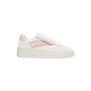 Roze Sneakers met Stikdetails Copenhagen Shoes , White , Dames