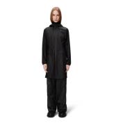 Zwarte Unisex Jas Rains , Black , Unisex