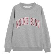 Crewneck Sweatshirt Anine Bing , Gray , Dames