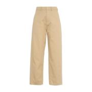 Beige Baggy Jeans voor Vrouwen Jucca , Beige , Dames