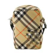 Vintage Check Schoudertas Burberry , Beige , Heren