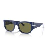 Klassieke zonnebril met stijl Persol , Blue , Unisex