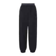 Polyester Broek Adidas Originals , Black , Dames