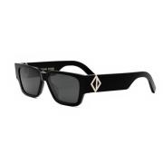 Elegante zonnebril voor stijlvolle look Dior , Black , Unisex