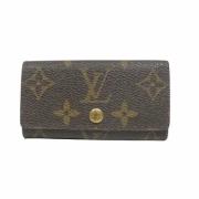 Pre-owned Canvas key-holders Louis Vuitton Vintage , Brown , Dames