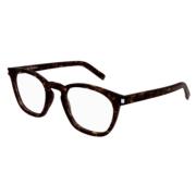 Optische Zwarte Zonnebril Model 007 Saint Laurent , Brown , Unisex