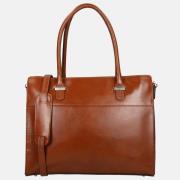 Claudio Ferrici Classico shopper 13.3 inch cuoio