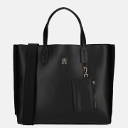 Tommy Hilfiger Distinct Satchel Corp handtas black