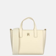 Tommy Hilfiger soft logo mini tote handtas sugarcane