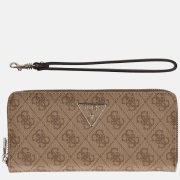 Guess Laurel SLG ziparound portemonnee L latte logo