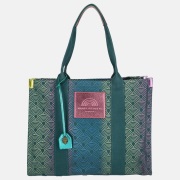 Kurt Geiger Southbank shopper green comb