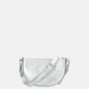 Loulou Essentiels Louise crossbody tas silver