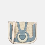 Laurent David crossbody tas off white