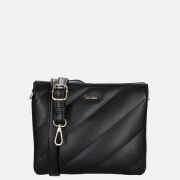 Charm London Via Dante crossbody tas zwart
