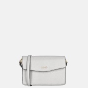 Liu Jo Saffiano crossbody tas silver