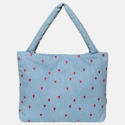 Studio Noos Denim Hearts Mom bag shopper denim