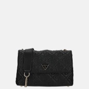 Guess Adelasia flapbag crossbody tas Black