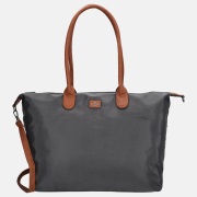 Charm London Buckingham shopper met 15.6 inch laptopvak L olifant grij...