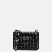 Guess Nadira mini flap crossbody tas black