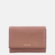 Loulou Essentiels Petite Fleur portemonnee S mocha mousse