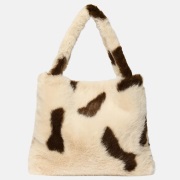 Studio Noos Faux Fur Mom bag shopper holy cow