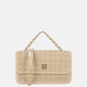 Nikkie Tweed schoudertas hazelnut