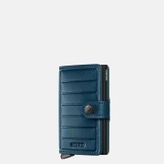 Secrid Premium Miniwallet Emboss Lines pasjeshouder teal