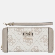 Guess Karnilla portemonnee L dark taupe logo