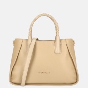 Valentino Bags Eris Re handtas gevlochten L beige