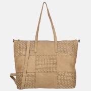 Enrico Benetti Sicily shopper lichttaupe