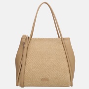 Charm London Paris shopper riet lichttaupe