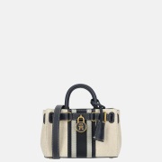 Tommy Hilfiger American Icon micro handtas white canvas/blue