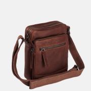 Chesterfield Birmingham schoudertas dark brown