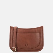 Hide & Stitches Jura crossbody tas bruin