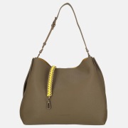 Laurent David Dorine buideltas khaki/geel