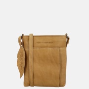 Hide & Stitches Earth inspire crossbody tas zand