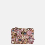 Kurt Geiger Kensington Tutti Frutti schoudertas M pink comb