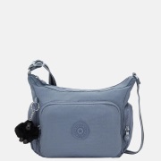 Kipling Gabb schoudertas S blue stone