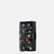 Secrid Premium Miniwallet Stitch pasjeshouder floral black