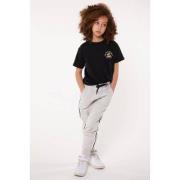 America Today slim fit joggingbroek Car Jr wit Meisjes Katoen Effen - ...