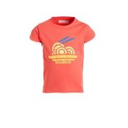 Orange Stars T-shirt Marina met printopdruk rood Meisjes Stretchkatoen...