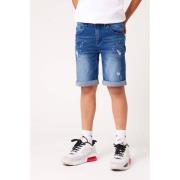 CoolCat Junior regular fit jeans bermuda Nick CB blauw Denim short Jon...
