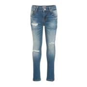 LTB skinny jeans Amy laine wash Blauw Meisjes Stretchdenim Effen - 104