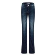 Raizzed flared jeans blauw Meisjes Stretchdenim Effen - 92