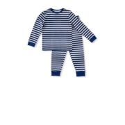 Little Label gestreepte pyjama van katoen blauw Jongens Stretchkatoen ...