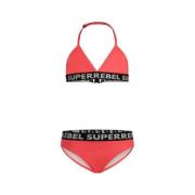 SuperRebel triangel bikini Isla rood Meisjes Gerecycled polyester Meer...